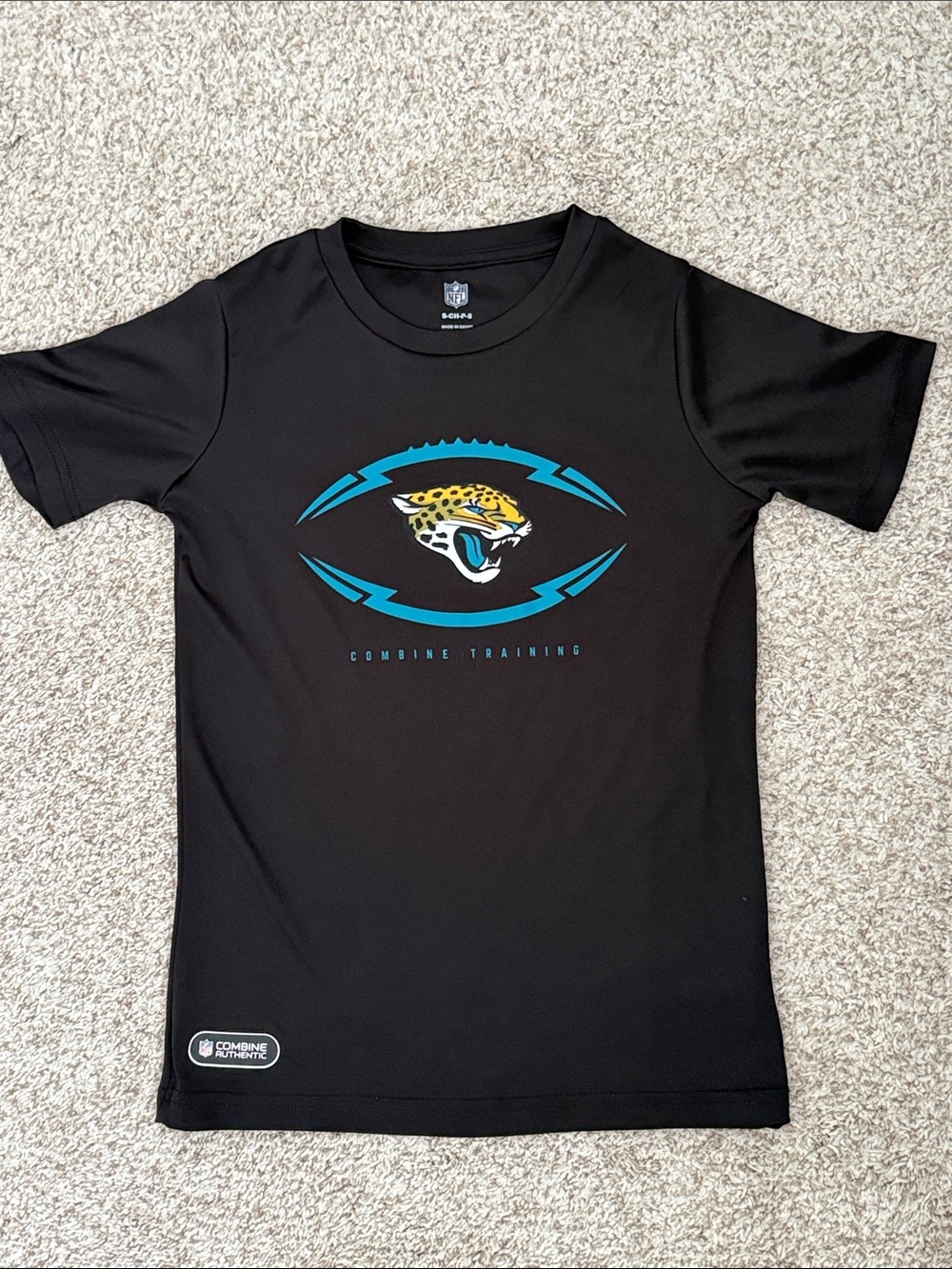 NFL Combine Training Jacksonville Jaguars Black Tee